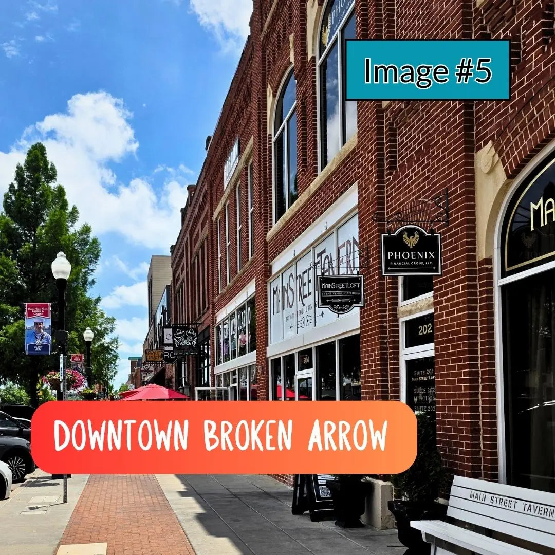Downtown Roots Broken Arrow Magnet